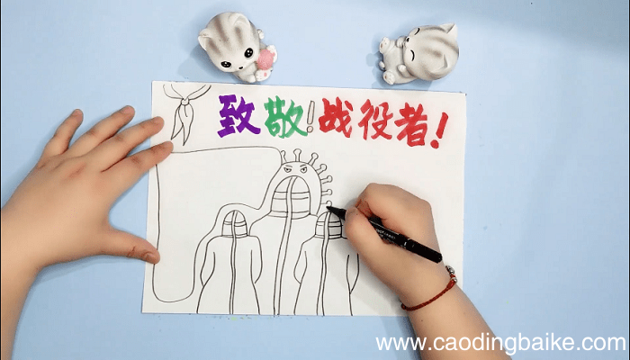 致敬最美战疫者手抄报 致敬最美战疫者画报