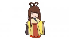 古风简笔画人物女怎么画