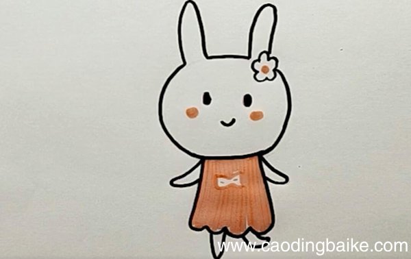 兔子怎么画简单又可爱 兔子怎么画最可爱