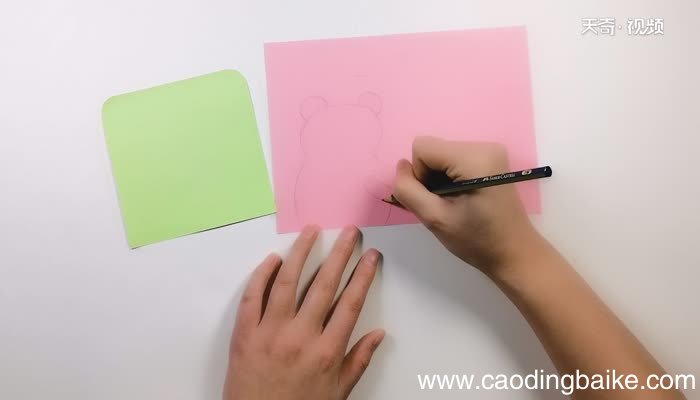 可爱的小熊小兔生日贺卡怎么做