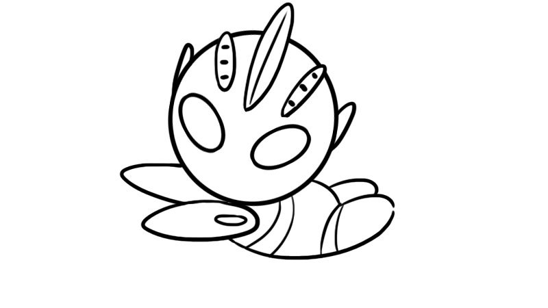 希卡利奥特曼简笔画怎么画希卡利奥特曼简笔画画法