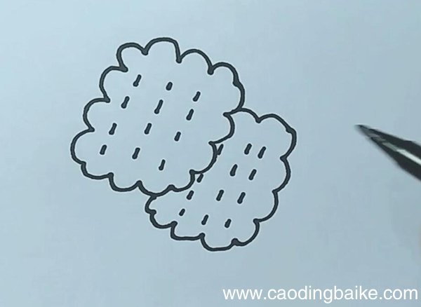 饼干简笔画