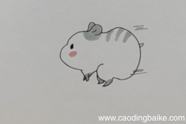 小仓鼠简笔画