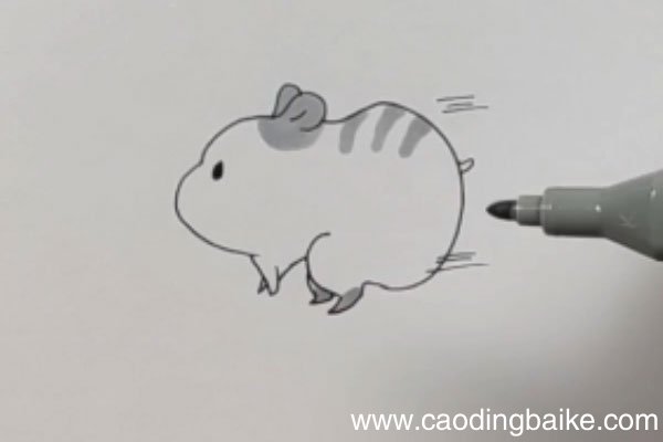 小仓鼠简笔画