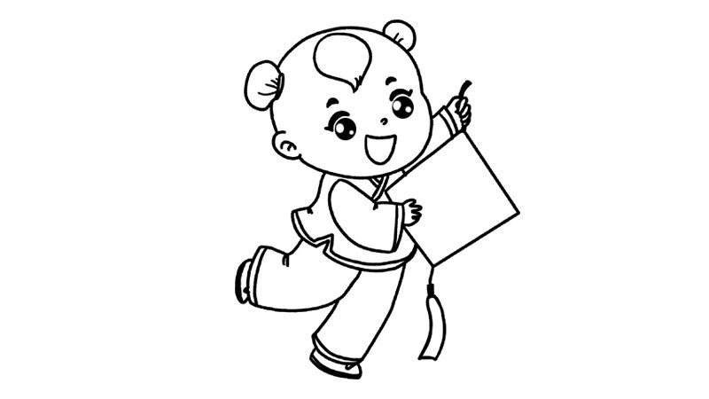 喜迎新春简笔画画法喜迎新春简笔画怎么画