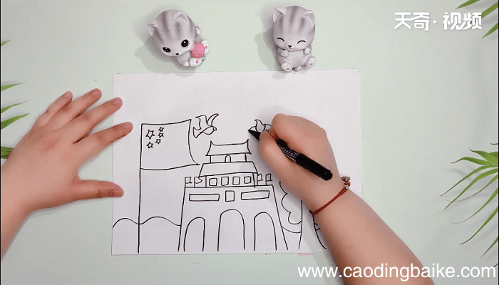 祖国我想对你说简笔画 祖国我想对你说画报