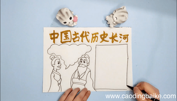 中国古代史手抄报 中国古代史画报