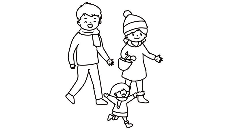 家庭日简笔画教程家庭日简笔画步骤