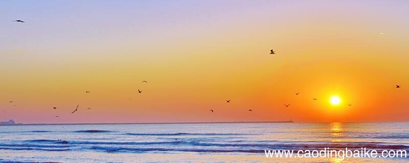 看日出的句子心情短语 早晨看日出的心情短语