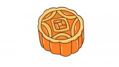 月饼图片简笔画画法月饼图片简笔画步骤
