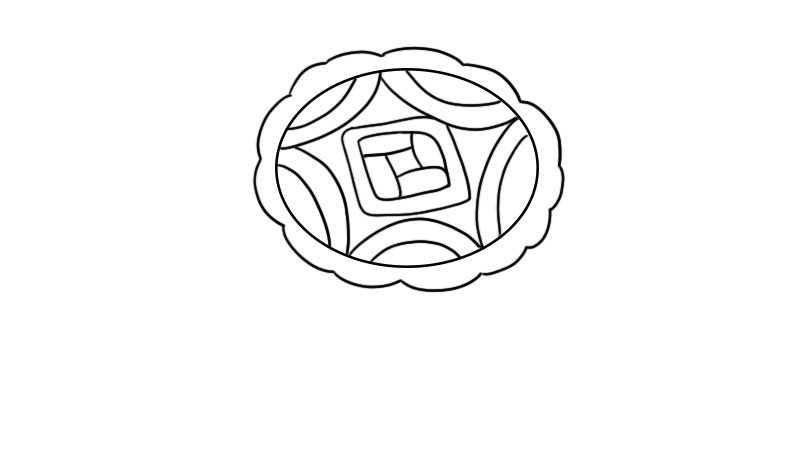 月饼图片简笔画画法月饼图片简笔画步骤