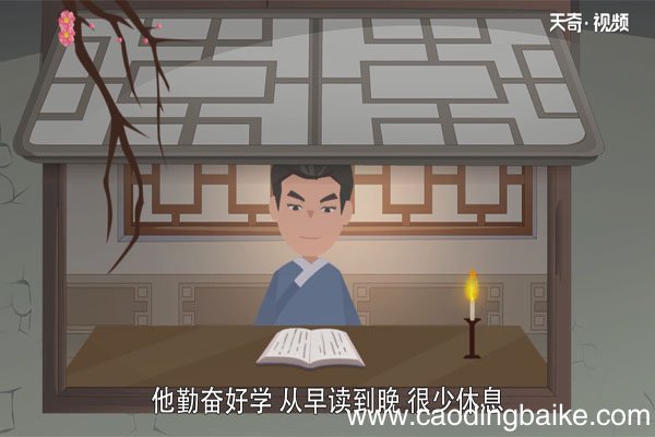 悬梁刺股的故事