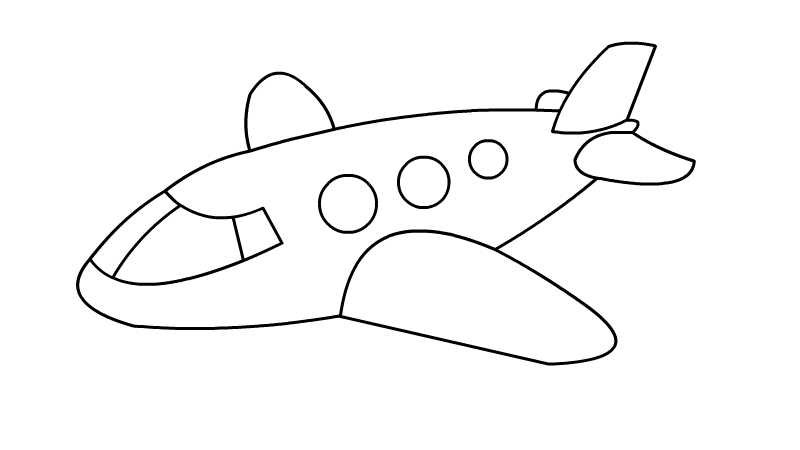 飞机模型简笔画 飞机模型简笔画怎么画