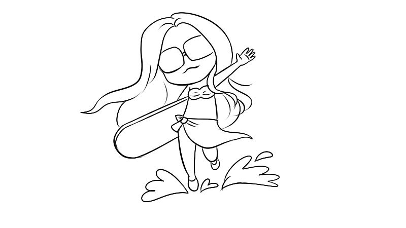 夏至的简笔画怎么画夏至的简笔画画法