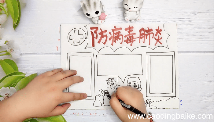 关于病毒的手抄报 关于病毒的画报