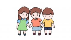 儿童手拉手简笔画画法儿童手拉手简笔画怎么画