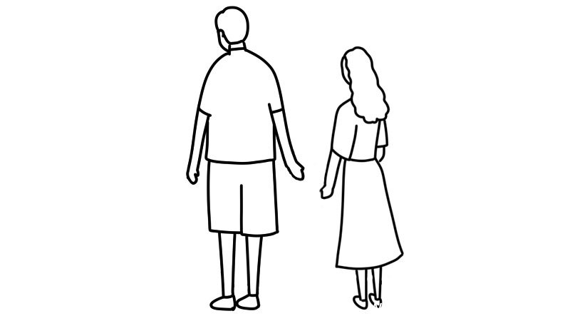 家庭日简笔画的步骤家庭日简笔画怎么画