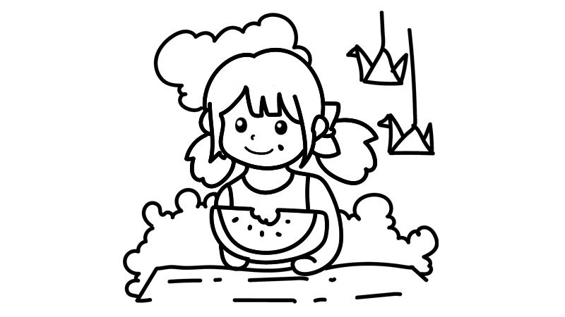 夏至的简笔画画法夏至的简笔画步骤
