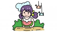 夏至的简笔画画法夏至的简笔画步骤