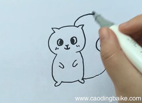 松鼠简笔画松鼠怎么画