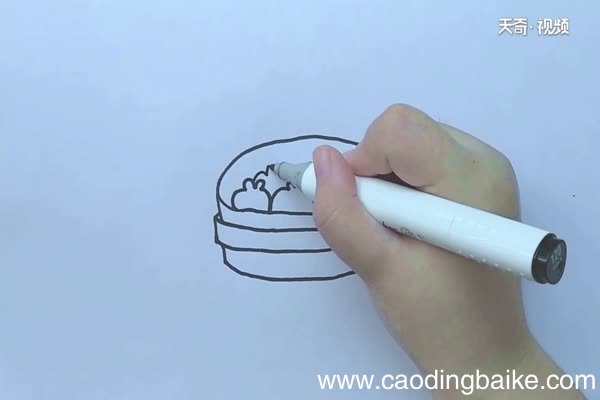 小笼包简笔画 小笼包怎么画