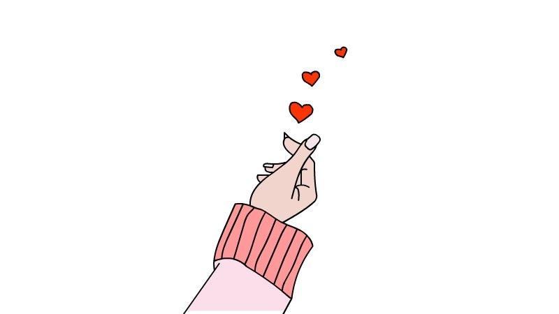 比心图片手绘简笔画的画法比心图片手绘简笔画