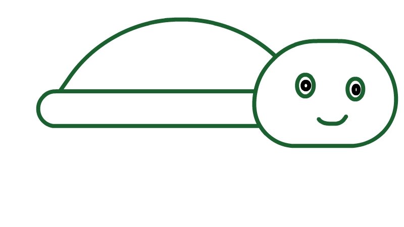 乌龟简笔画画法怎么画乌龟简笔画