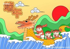 端午节简单漂亮的画 端午节简单简笔画