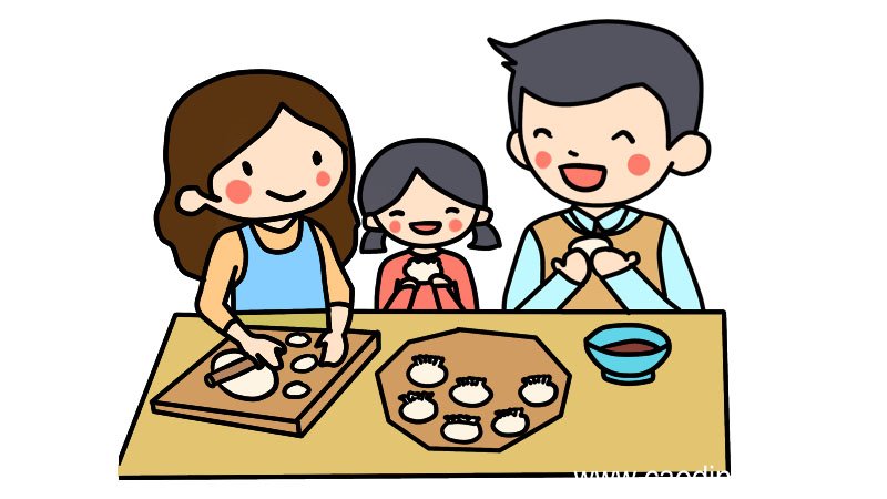 怎么画家庭日简笔画家庭日简笔画的画法