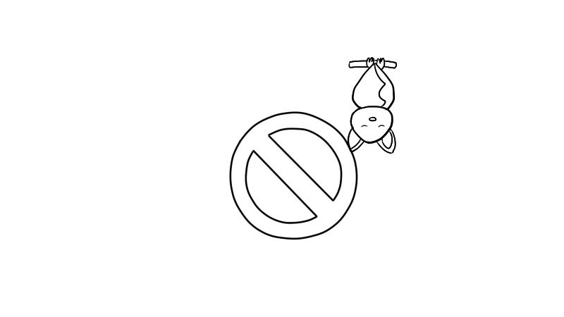 拒绝吃野味简笔画步骤拒绝吃野味简笔画教程