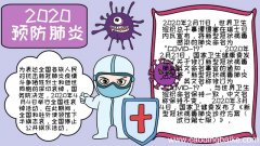2020预防肺炎手抄报 2020预防肺炎手抄报的画法