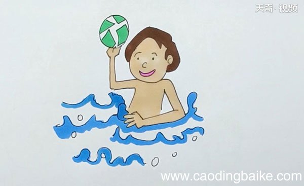 夏天主题简笔画