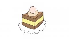 甜点简笔画画法甜点简笔画步骤