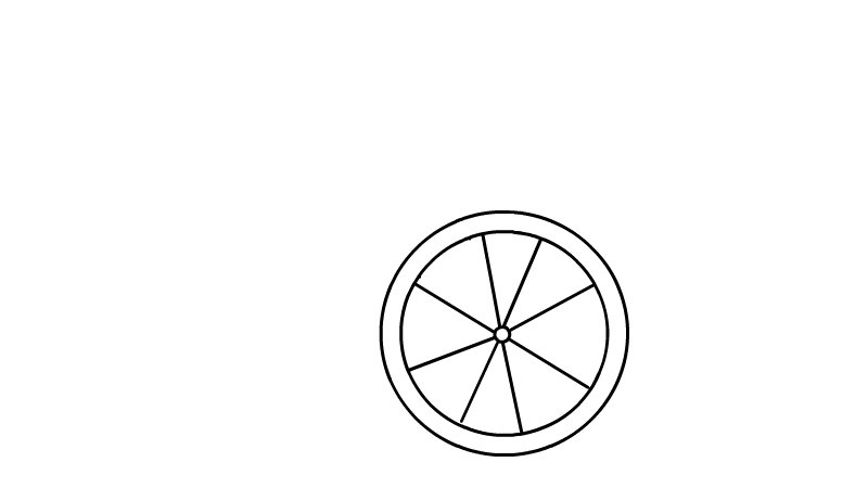 轮椅简笔画画法轮椅简笔画教程