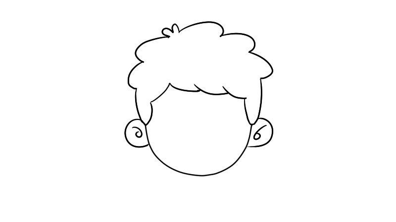 人头简笔画画法人头简笔画步骤