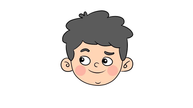 人头简笔画画法人头简笔画步骤