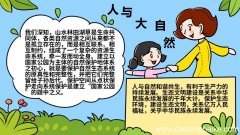 人与大自然手抄报 人与大自然手抄报的画法