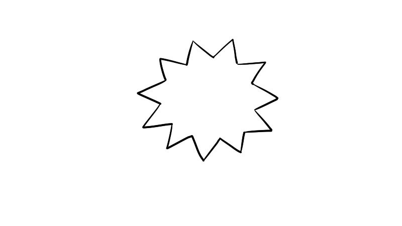 卡通病毒简笔画画法卡通病毒简笔画步骤