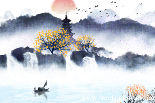 董源善画原文及翻译董源的画属于什么画法