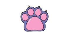 猫爪简笔画