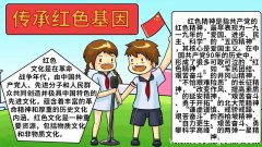 传承红色基因手抄报内容 传承红色基因手抄报