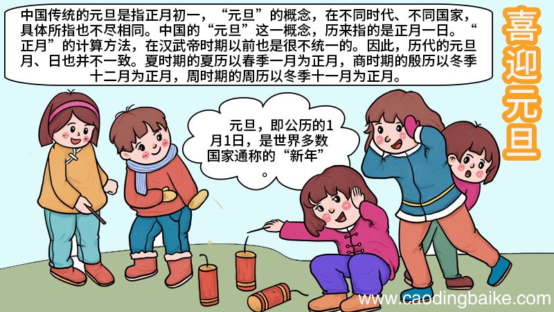 元旦的手抄报怎么画