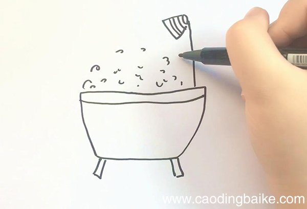 浴缸简笔画