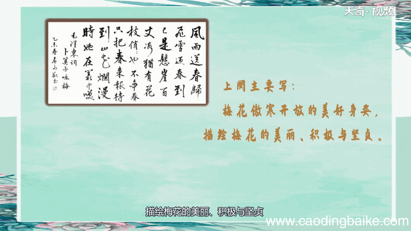 卜算子咏梅赞美了梅花什么品质 卜算子咏梅赞美梅花什么品质