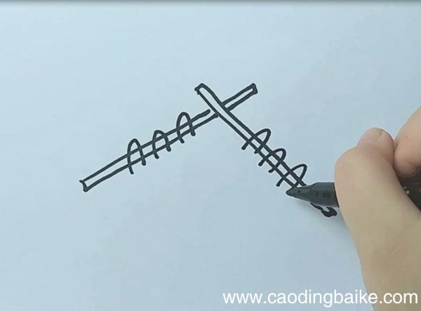 织毛衣简笔画 毛线编织简笔画