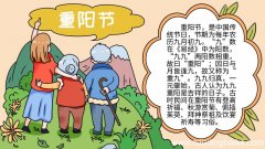 好看的重阳节手抄报怎么画 重阳节手抄报画法