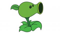 火焰豌豆射手简笔画