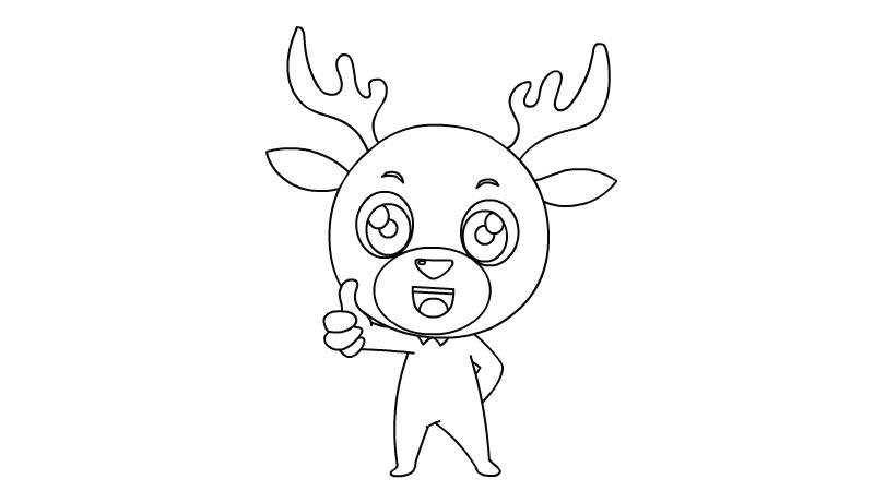 吉祥物设计简笔画