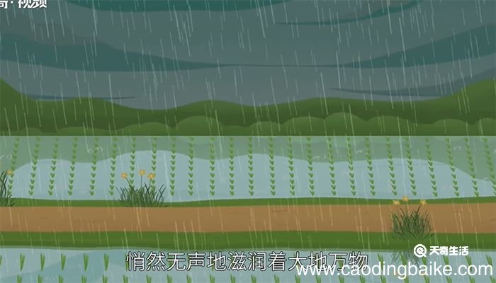 春夜喜雨赏析 春夜喜雨作者