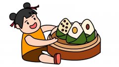 蒸粽子简笔画画法蒸粽子简笔画步骤